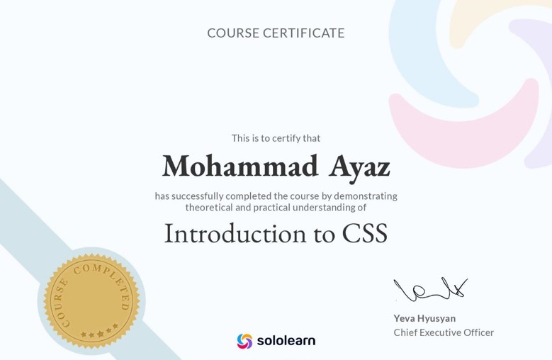 Css-Certificate