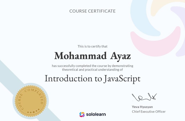 java-Certificate